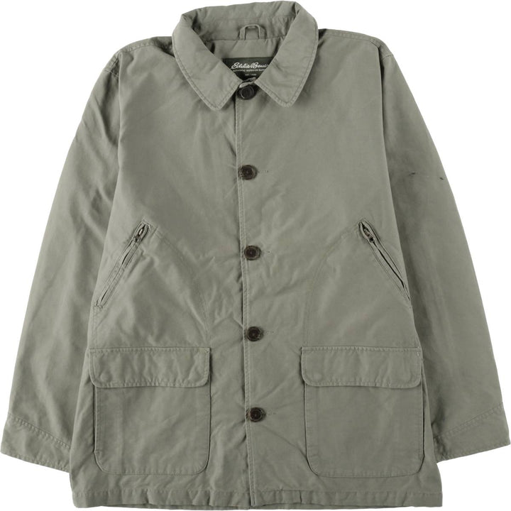 Eddie Bauer cotton jacket, men's size XL. cotton Khaki type Vintage Second Hand
