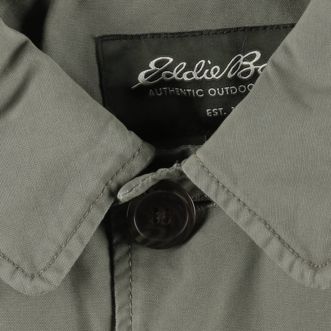 Eddie Bauer cotton jacket, men's size XL. cotton Khaki type Vintage Second Hand