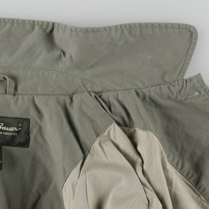 Eddie Bauer cotton jacket, men's size XL. cotton Khaki type Vintage Second Hand