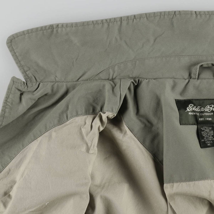 Eddie Bauer cotton jacket, men's size XL. cotton Khaki type Vintage Second Hand