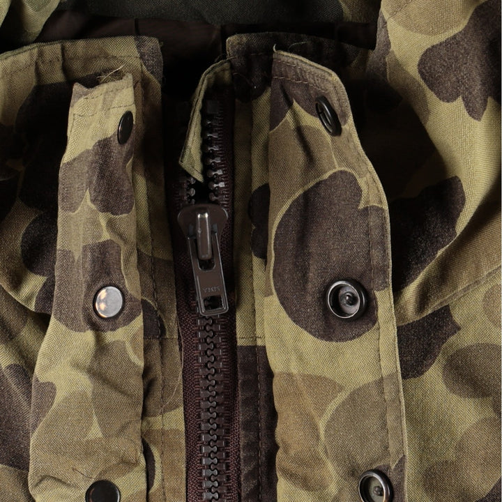 90'S Remington GORE-TEX Camouflage Pattern Mountain Parka Shell Jacket, Made in USA, Men's Size L (Equivalent), Vintage Nylon Khaki type Vintage Second Hand