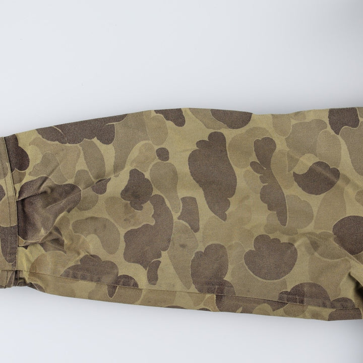 90'S Remington GORE-TEX Camouflage Pattern Mountain Parka Shell Jacket, Made in USA, Men's Size L (Equivalent), Vintage Nylon Khaki type Vintage Second Hand