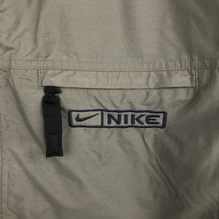 00'S Nike Nylon Jacket Men's Size L Nylon Khaki type Vintage Second Hand
