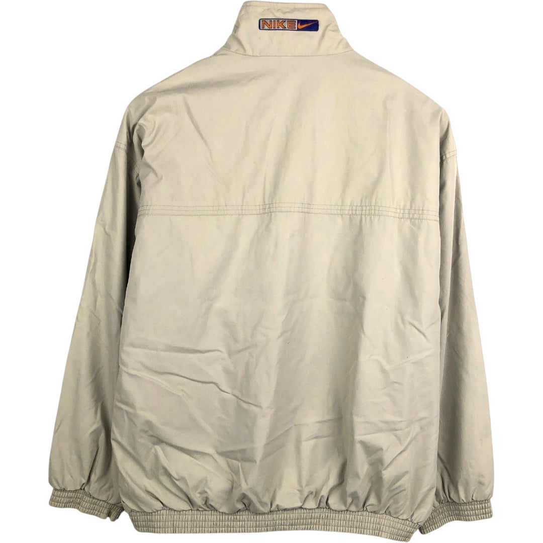 1990'S Nike Windbreaker, Men's Size L (approx.), Vintage polyester Khaki type beige Vintage Second Hand