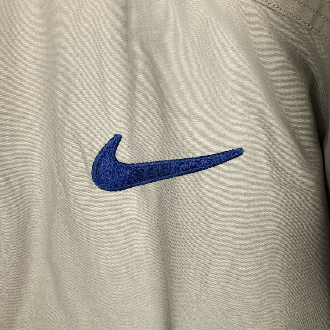 1990'S Nike Windbreaker, Men's Size L (approx.), Vintage polyester Khaki type beige Vintage Second Hand