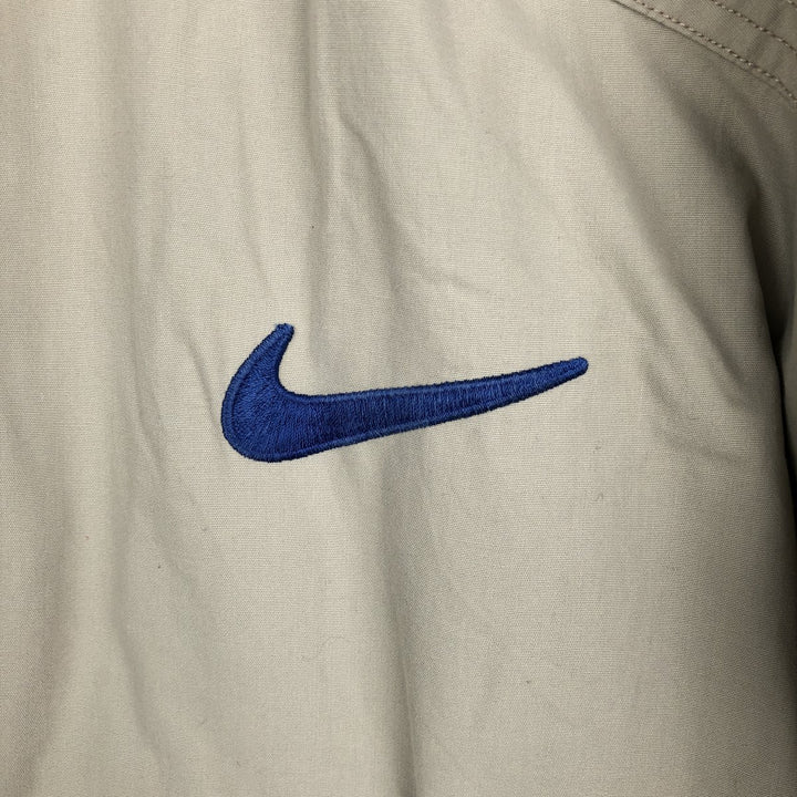 1990'S Nike Windbreaker, Men's Size L (approx.), Vintage polyester Khaki type beige Vintage Second Hand