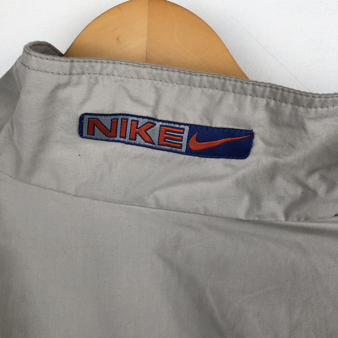 1990'S Nike Windbreaker, Men's Size L (approx.), Vintage polyester Khaki type beige Vintage Second Hand