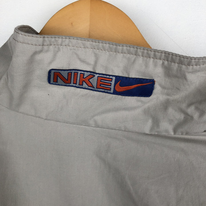 1990'S Nike Windbreaker, Men's Size L (approx.), Vintage polyester Khaki type beige Vintage Second Hand