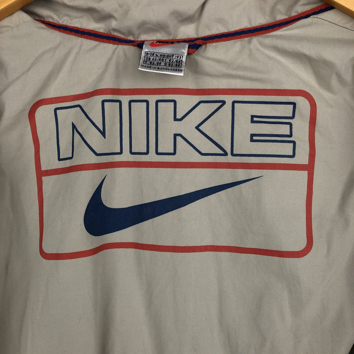 1990'S Nike Windbreaker, Men's Size L (approx.), Vintage polyester Khaki type beige Vintage Second Hand