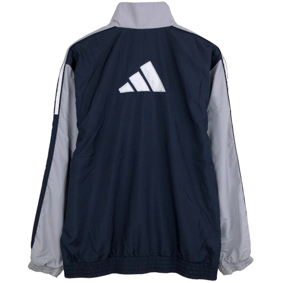 00'S adidas windbreaker, men's size M polyester navy blue type Vintage Second Hand
