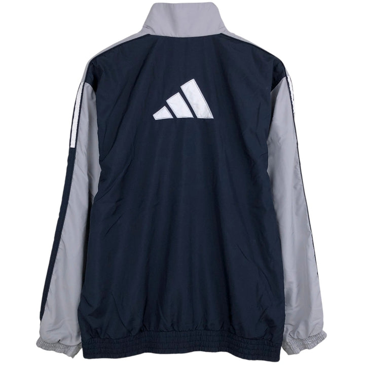 00'S adidas windbreaker, men's size M polyester navy blue type Vintage Second Hand
