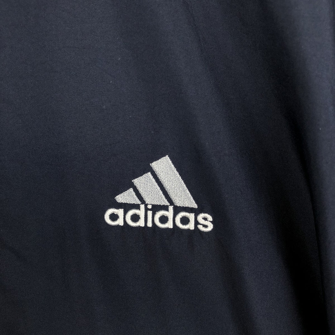 00'S adidas windbreaker, men's size M polyester navy blue type Vintage Second Hand