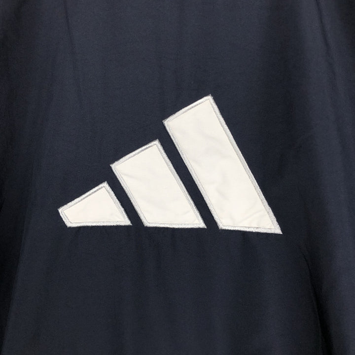 00'S adidas windbreaker, men's size M polyester navy blue type Vintage Second Hand