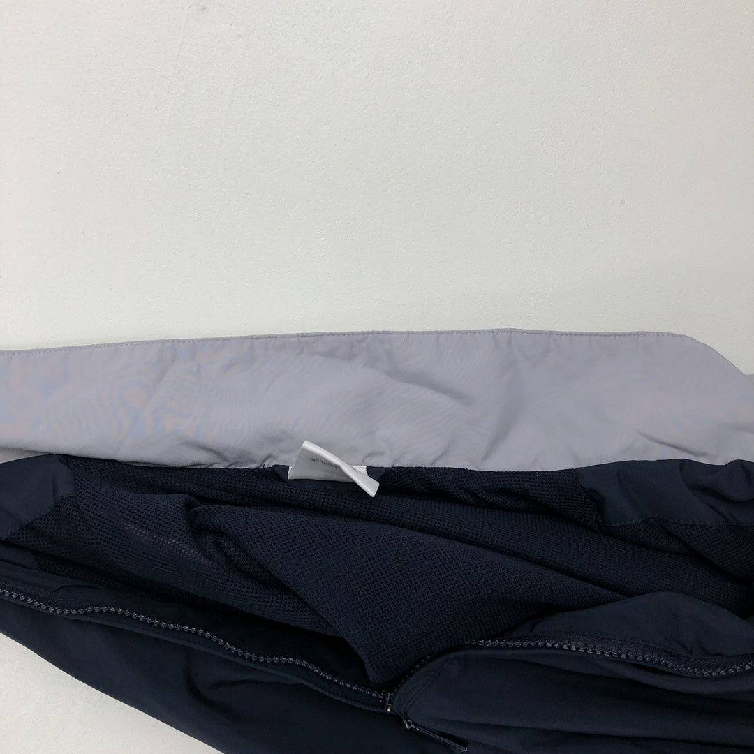 00'S adidas windbreaker, men's size M polyester navy blue type Vintage Second Hand