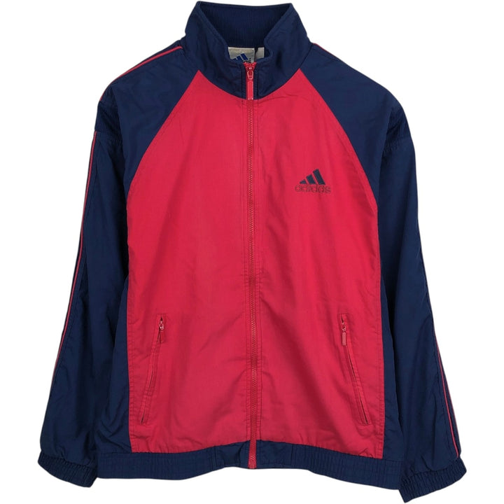 90'S Adidas windbreaker with back logo, men's size M equivalent, vintage. polyester red type Vintage Second Hand