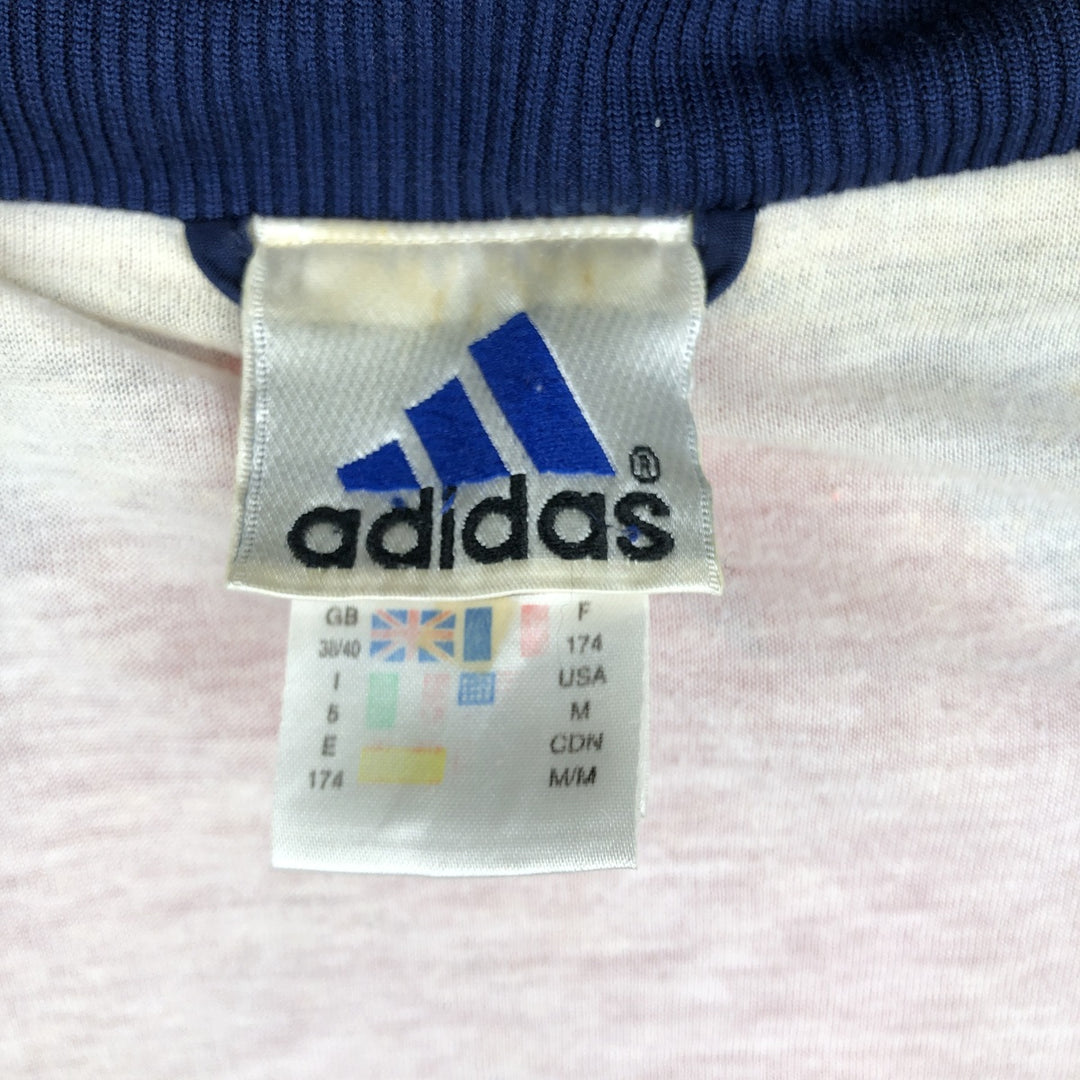 90'S Adidas windbreaker with back logo, men's size M equivalent, vintage. polyester red type Vintage Second Hand