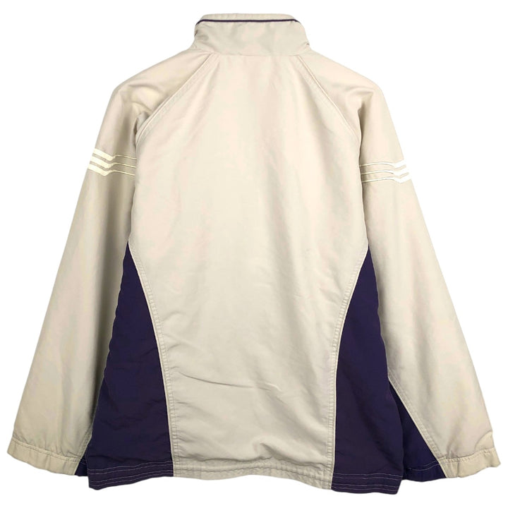 00'S adidas windbreaker, men's size S polyester Beige type Vintage Second Hand