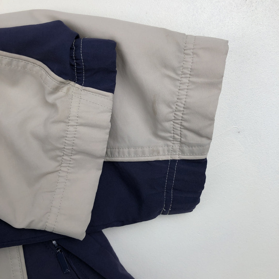 00'S adidas windbreaker, men's size S polyester Beige type Vintage Second Hand