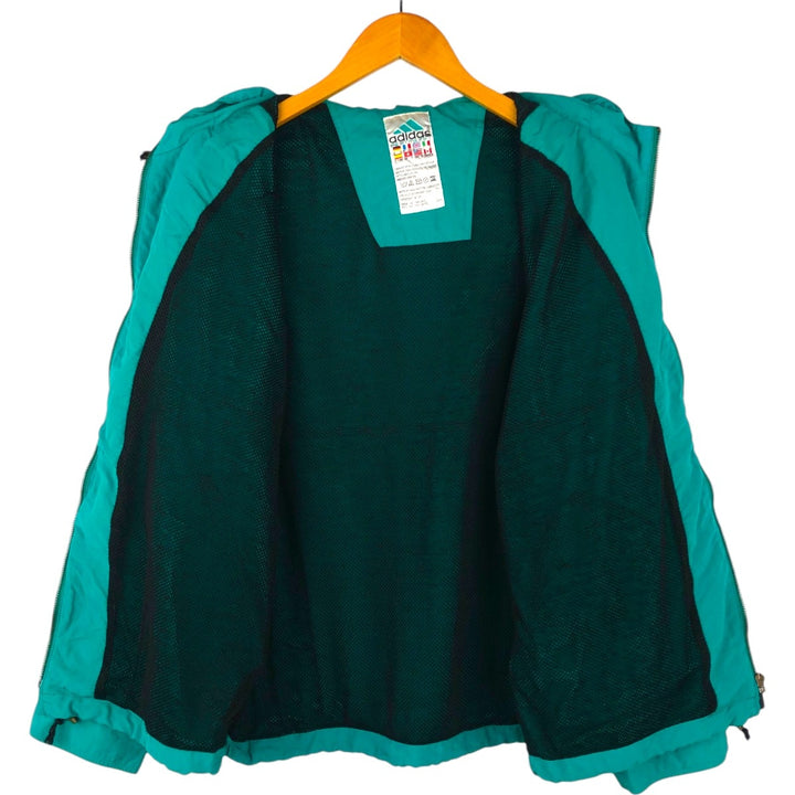90'S Adidas EQUIPMENT nylon jacket, men's size M equivalent, vintage. Nylon Emerald green Vintage Second Hand