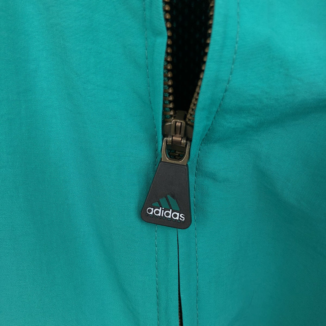 90'S Adidas EQUIPMENT nylon jacket, men's size M equivalent, vintage. Nylon Emerald green Vintage Second Hand