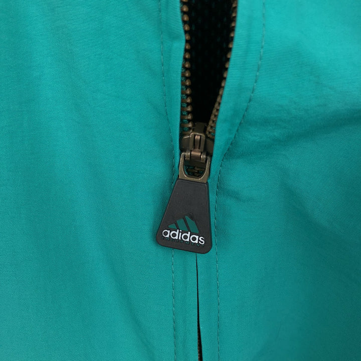 90'S Adidas EQUIPMENT nylon jacket, men's size M equivalent, vintage. Nylon Emerald green Vintage Second Hand