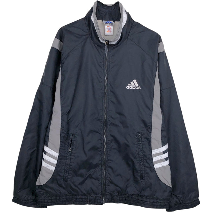90'S Adidas nylon jacket, men's size M, vintage Nylon black type Vintage Second Hand