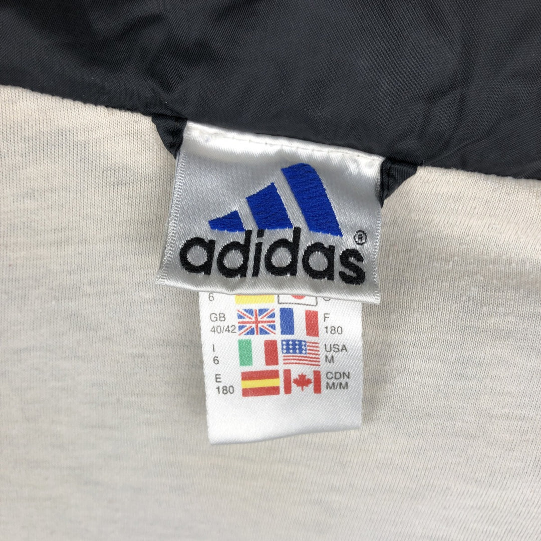 90'S Adidas nylon jacket, men's size M, vintage Nylon black type Vintage Second Hand