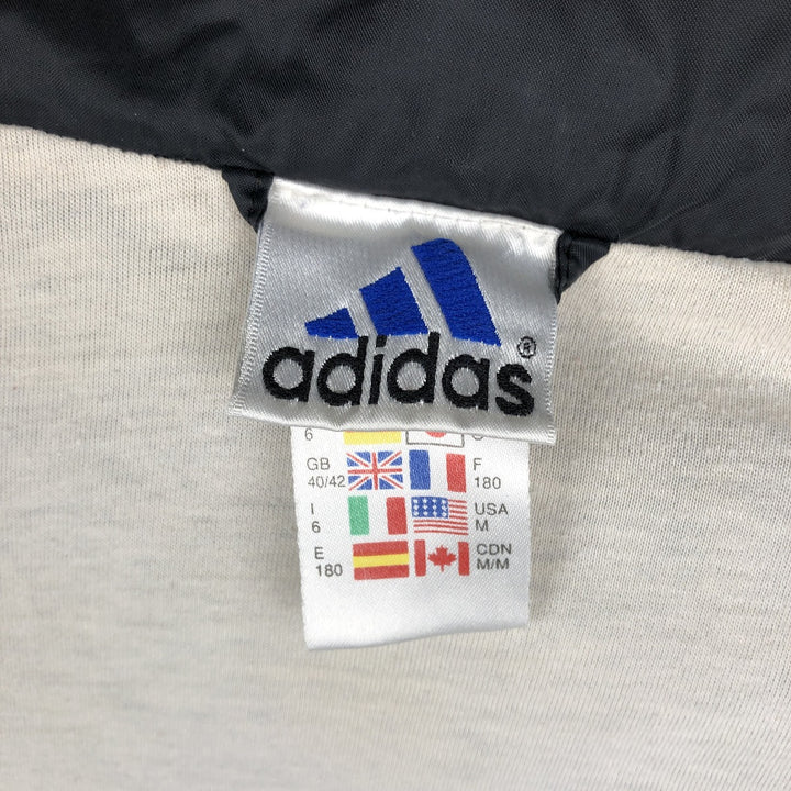 90'S Adidas nylon jacket, men's size M, vintage Nylon black type Vintage Second Hand