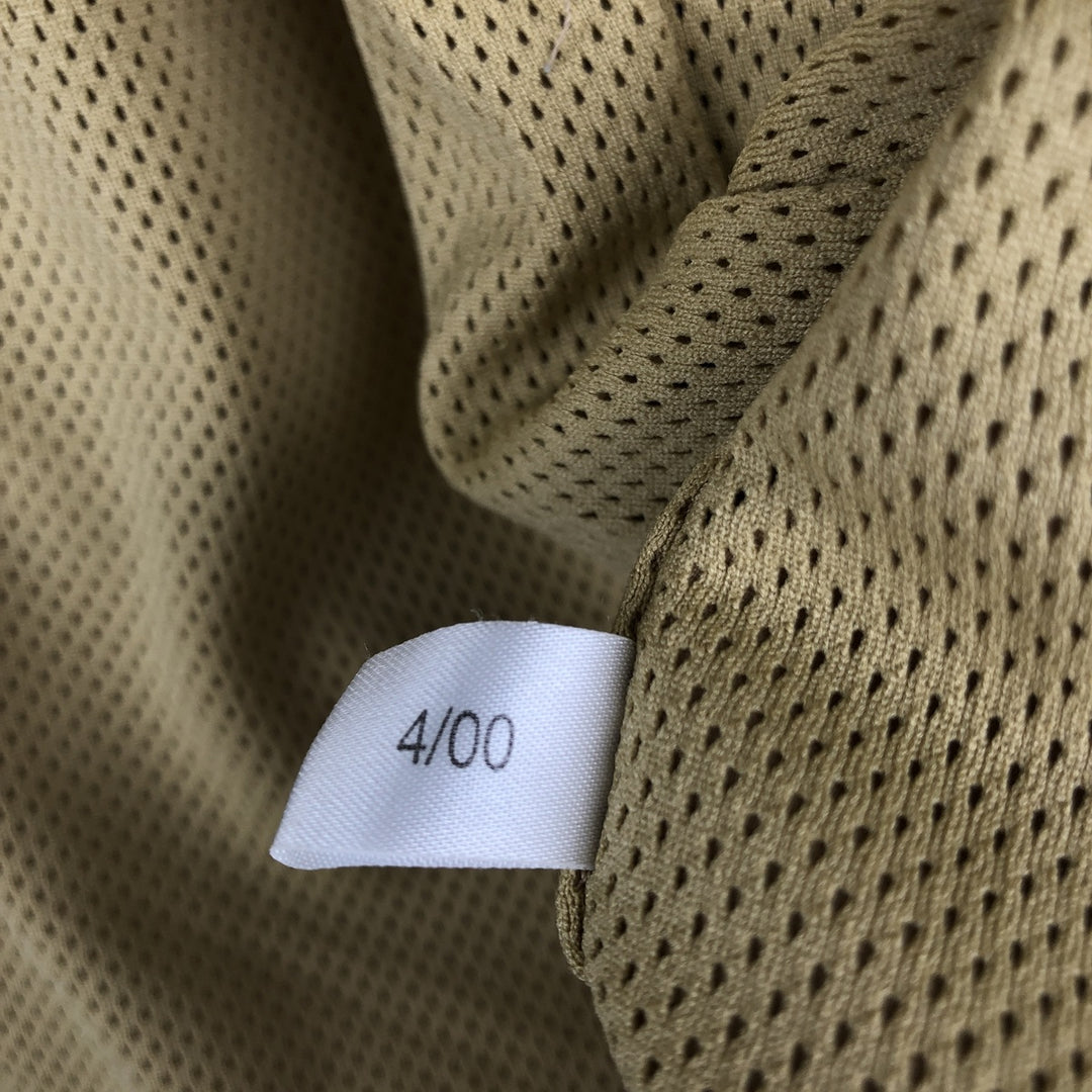 00'S adidas windbreaker, men's size M polyester beige type brown Vintage Second Hand