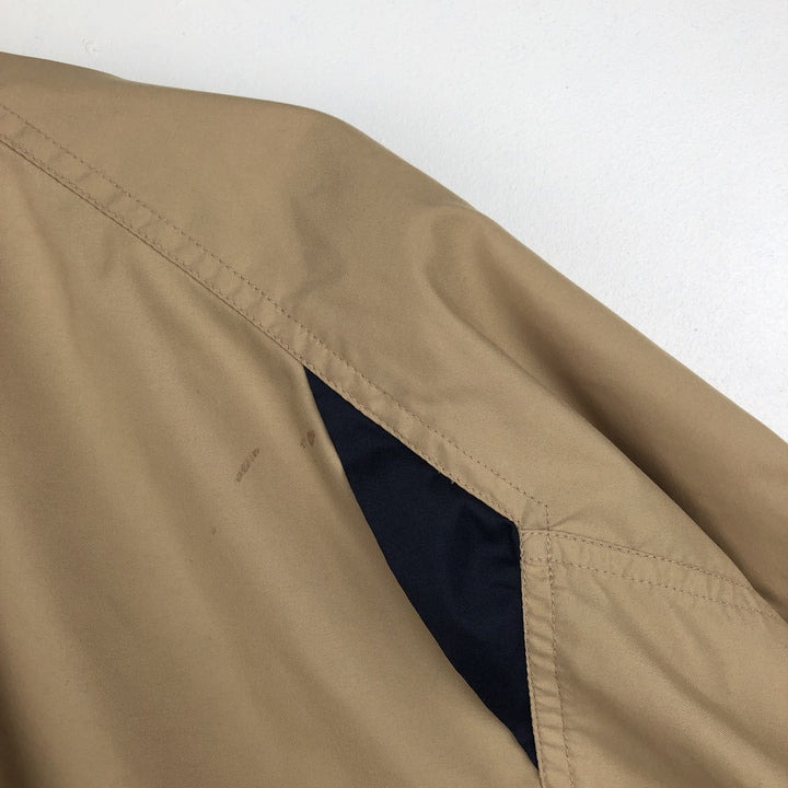 00'S adidas windbreaker, men's size M polyester beige type brown Vintage Second Hand