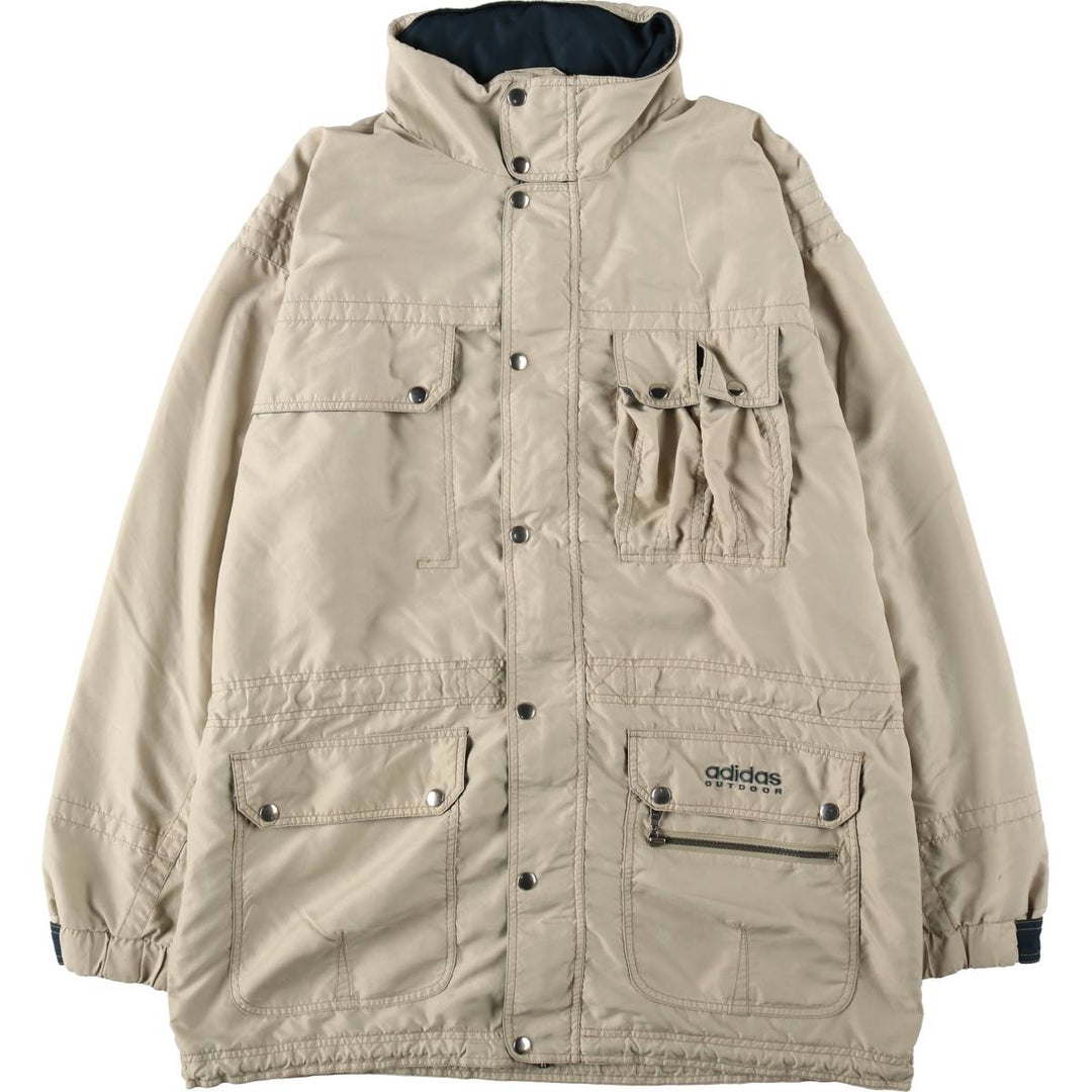 Vintage Adidas OUTDOOR windbreaker from the 80s-90s, men's size L (approx.). polyester Beige type Vintage Second Hand