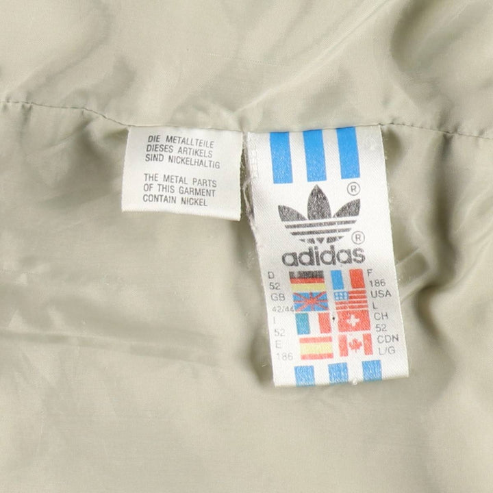 Vintage Adidas OUTDOOR windbreaker from the 80s-90s, men's size L (approx.). polyester Beige type Vintage Second Hand