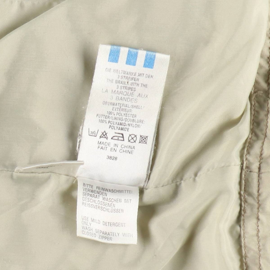 Vintage Adidas OUTDOOR windbreaker from the 80s-90s, men's size L (approx.). polyester Beige type Vintage Second Hand