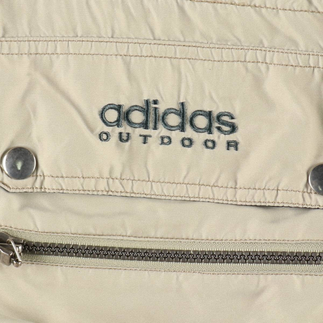 Vintage Adidas OUTDOOR windbreaker from the 80s-90s, men's size L (approx.). polyester Beige type Vintage Second Hand