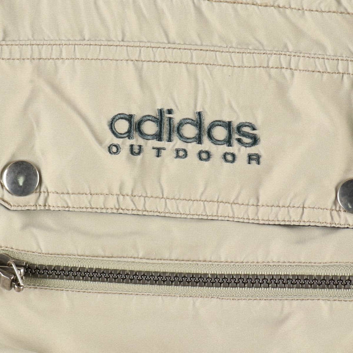Vintage Adidas OUTDOOR windbreaker from the 80s-90s, men's size L (approx.). polyester Beige type Vintage Second Hand