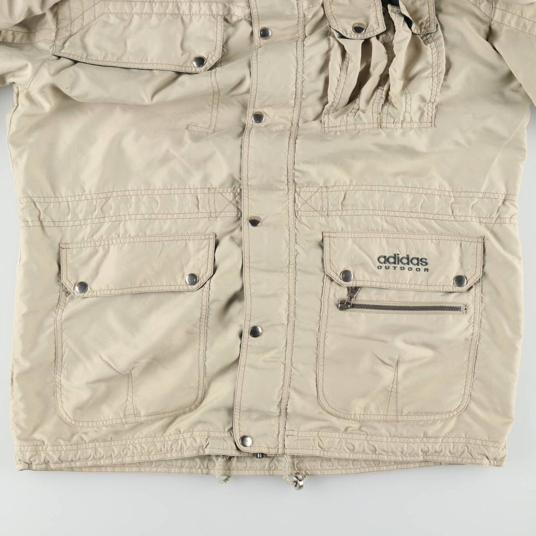 Vintage Adidas OUTDOOR windbreaker from the 80s-90s, men's size L (approx.). polyester Beige type Vintage Second Hand
