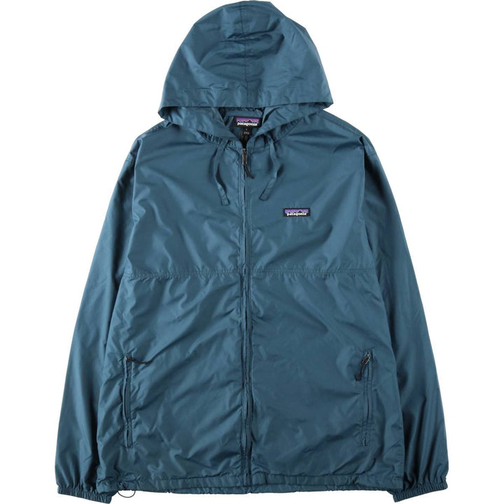 Patagonia 27236SP17 Light Variable Hoodie Mountain Parka Shell Jacket, Men's Size L (approx.) polyester Green type dark green Vintage Second Hand