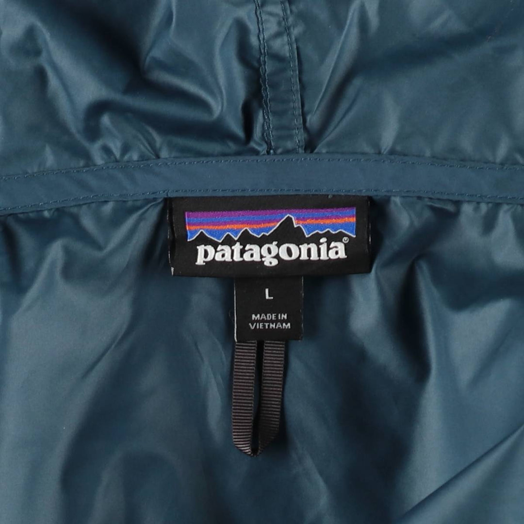 Patagonia 27236SP17 Light Variable Hoodie Mountain Parka Shell Jacket, Men's Size L (approx.) polyester Green type dark green Vintage Second Hand