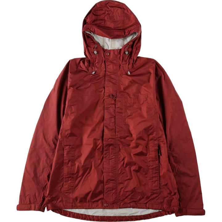 LLBean Mountain Parka Shell Jacket, Men's Size L (approx.) Nylon red type reddish brown Vintage Second Hand