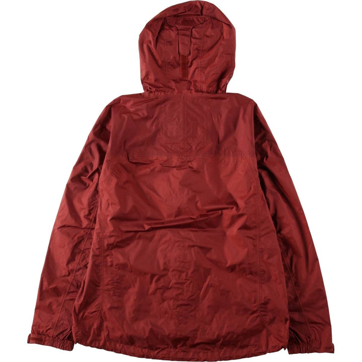 LLBean Mountain Parka Shell Jacket, Men's Size L (approx.) Nylon red type reddish brown Vintage Second Hand