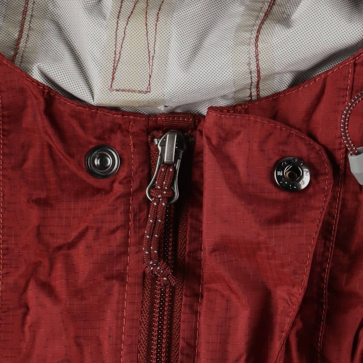 LLBean Mountain Parka Shell Jacket, Men's Size L (approx.) Nylon red type reddish brown Vintage Second Hand