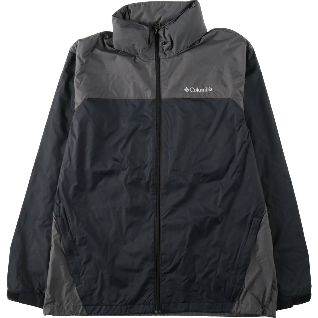 Columbia Mountain Jacket, Shell Jacket, Men's Size L Nylon black type Vintage Second Hand