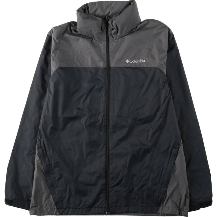 Columbia Mountain Jacket, Shell Jacket, Men's Size L Nylon black type Vintage Second Hand