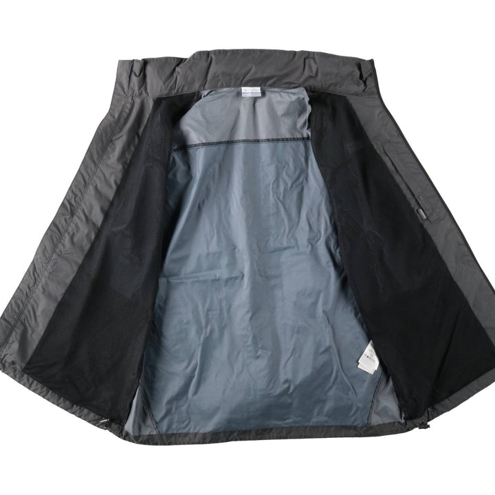 Columbia Mountain Jacket, Shell Jacket, Men's Size L Nylon black type Vintage Second Hand