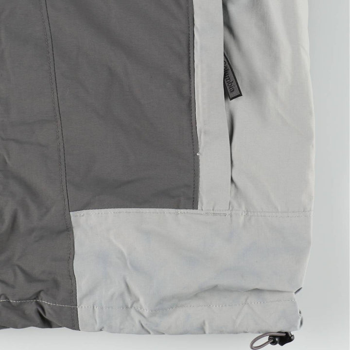 Columbia INTERCHANGE Mountain Parka Shell Jacket, Men's Size L Nylon gray type Vintage Second Hand