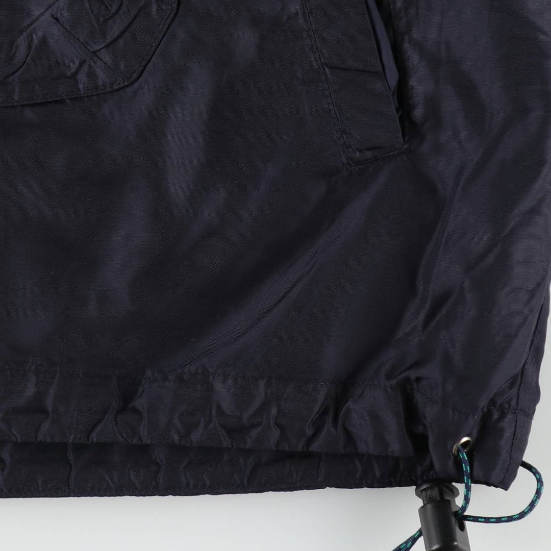 Eddie Bauer Anorak Jacket, Men's Size XL (approx.) Nylon navy blue type Vintage Second Hand