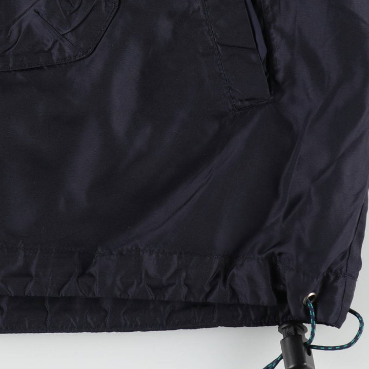 Eddie Bauer Anorak Jacket, Men's Size XL (approx.) Nylon navy blue type Vintage Second Hand