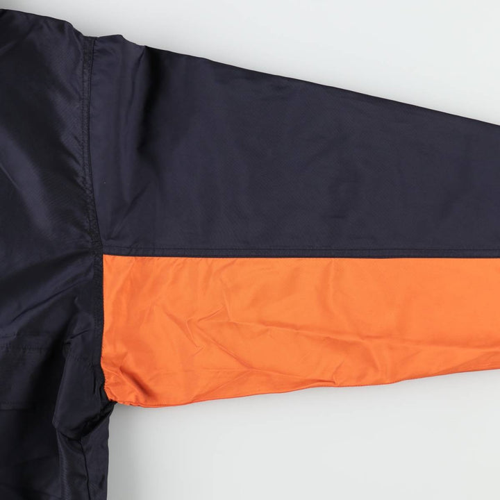 Eddie Bauer Anorak Jacket, Men's Size XL (approx.) Nylon navy blue type Vintage Second Hand