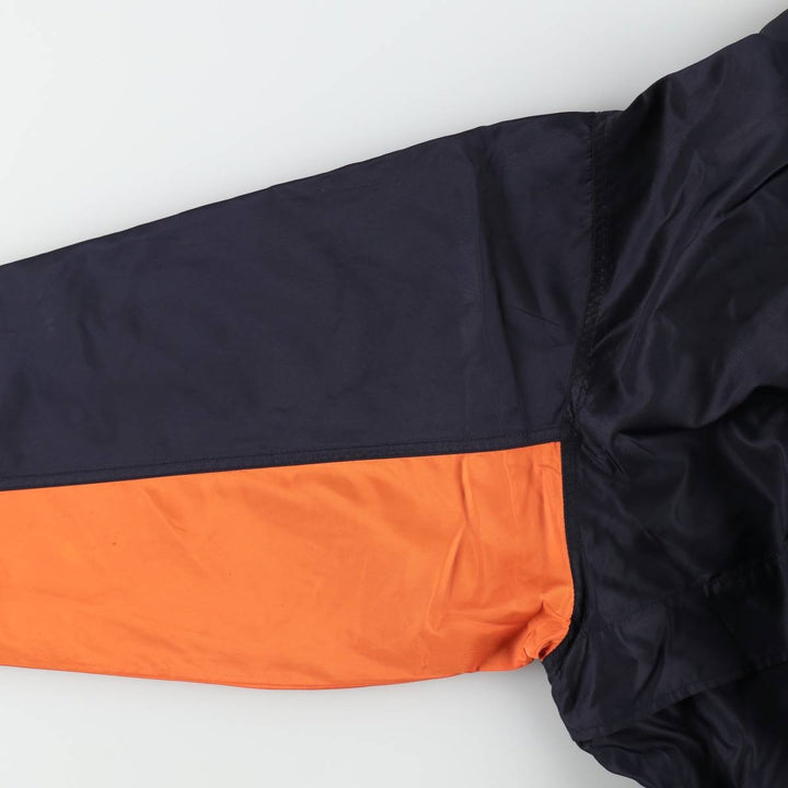 Eddie Bauer Anorak Jacket, Men's Size XL (approx.) Nylon navy blue type Vintage Second Hand