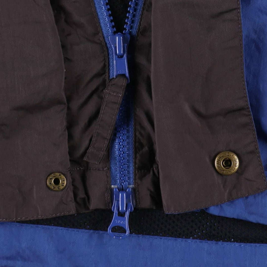 1990'S Cabelas Packable Mountain Parka Shell Jacket, Men's Size M (approx.), Vintage Nylon blue type Vintage Second Hand